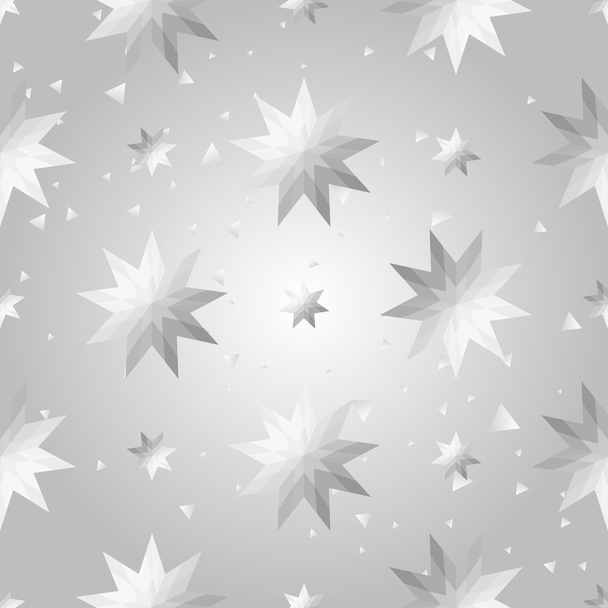 Silver stars background - Vector, Image