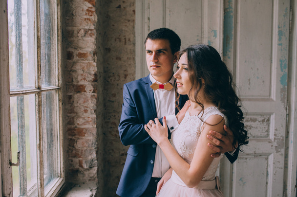 Married couple by the window - Photo, Image