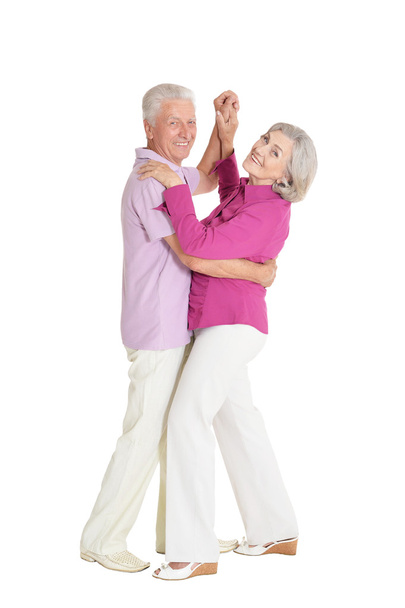 Elderly couple dancing - Фото, изображение