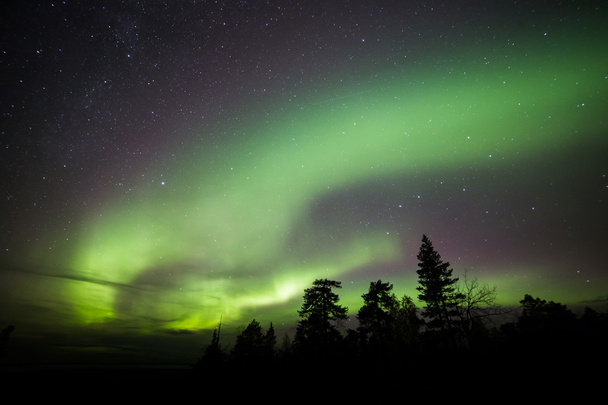 Aurora boreale verde
 - Foto, immagini