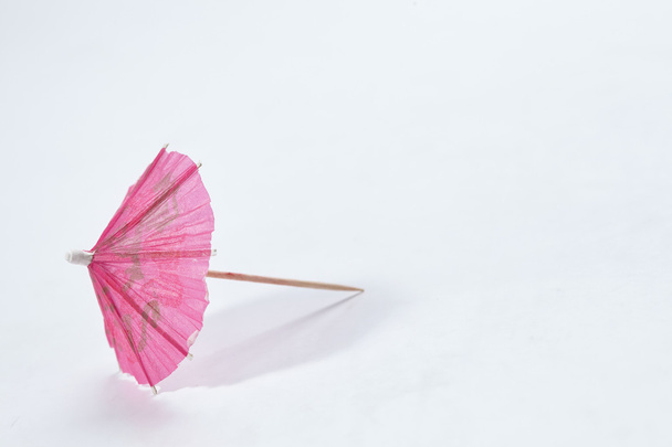 pink Cocktail Umbrella  - Photo, Image