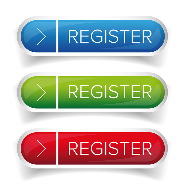 Register button web vector - Vector, Image