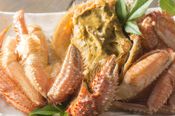Platos frescos y deliciosos de cangrejo - Foto, Imagen