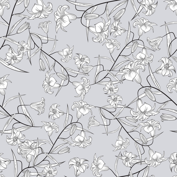 безшовні квіти візерунком
  - Вектор, зображення