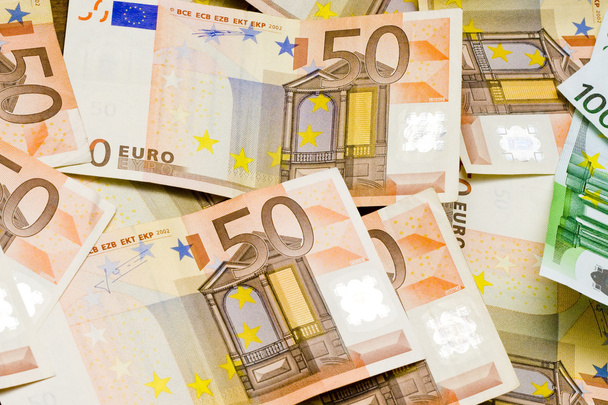 ユーロ紙幣 - 写真・画像
