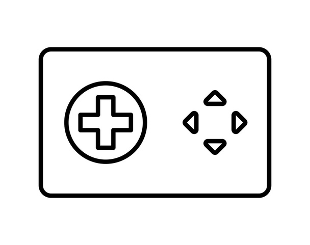 Icono de control y botón. Diseño de videojuegos. Gráfico vectorial
 - Vector, Imagen