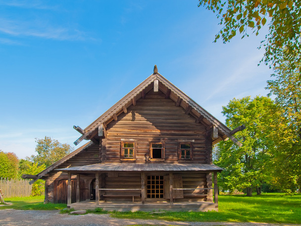 Traditional Russian wooden rural house. - Photo, Image