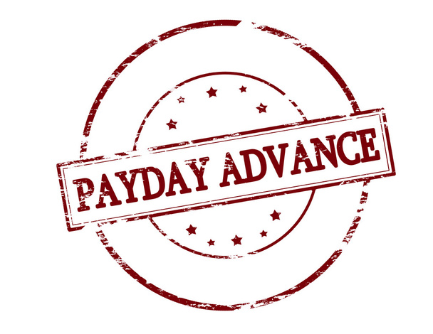 Payday advance bélyegző - Vektor, kép