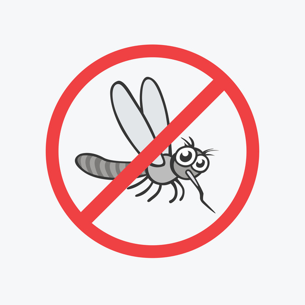 Αστεία κουνουπιών. Επίπεδη εικονίδια διάνυσμα για το σχέδιό σας - Διάνυσμα, εικόνα