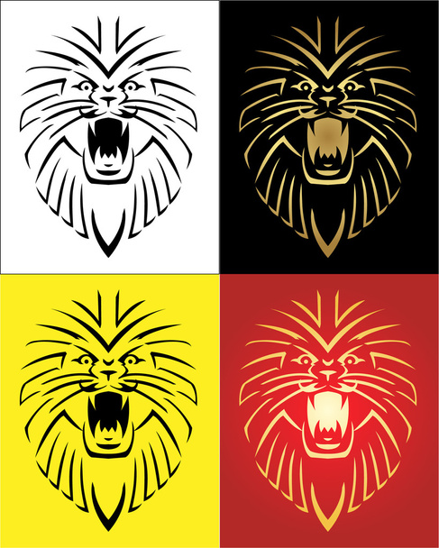 Mascotte de lion Illustration
 - Vecteur, image