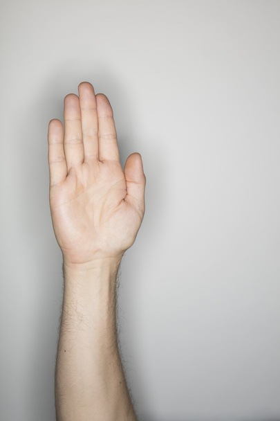 Beyaz bir kişinin bir el jest - Fotoğraf, Görsel