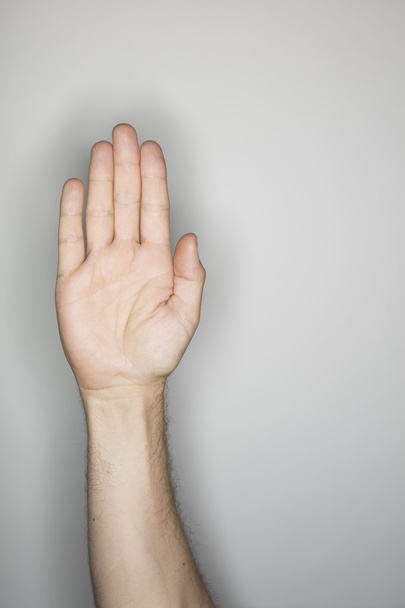 жест рукою кавказької людини
 - Фото, зображення