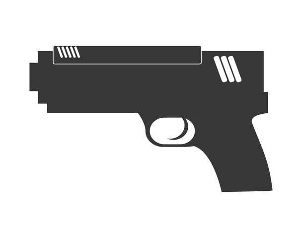 gun icon. Justice and law. vector graphic - Vector, Image