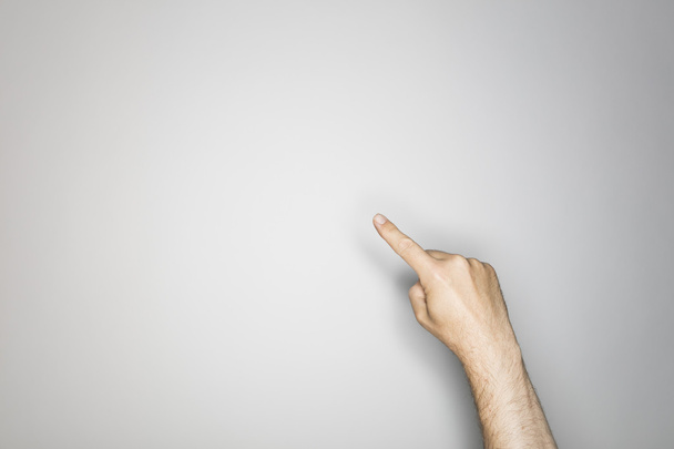 ручний жест кавказького чоловіка
 - Фото, зображення