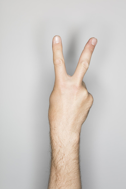 жест рукою кавказького чоловіка
 - Фото, зображення