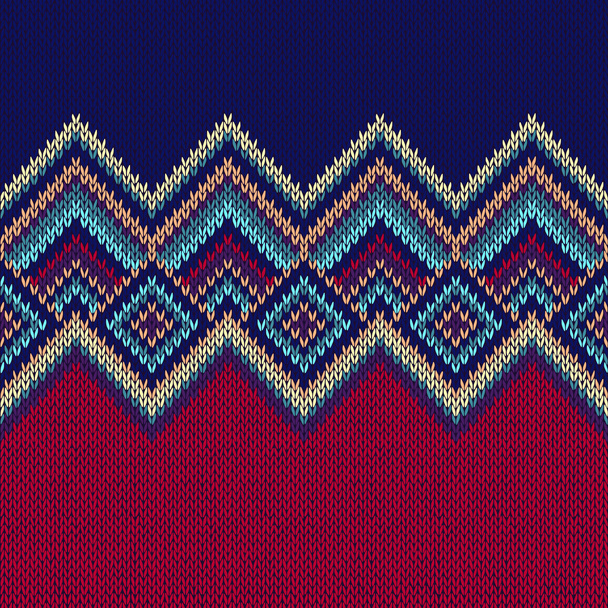 Patrón sin costuras. Textura de adorno de lana de punto
 - Vector, imagen