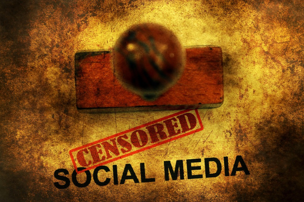 Concepto de grunge de redes sociales censurado
 - Foto, imagen