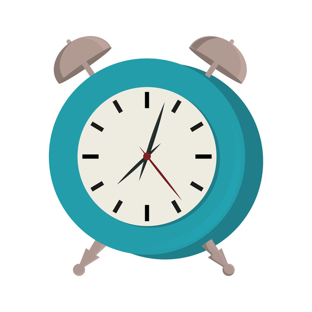 Traditional clock icon. Time design. vector graphic - Vektör, Görsel