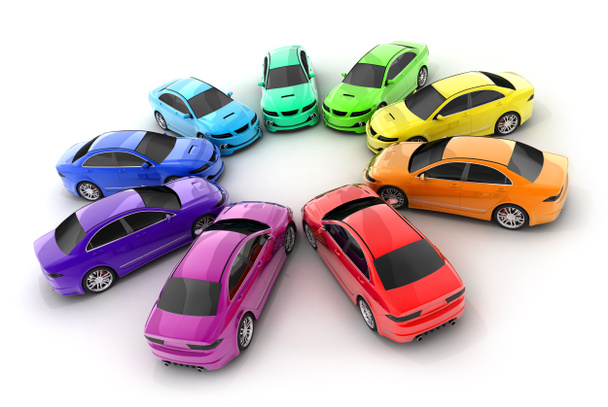 Багато автомобілів кольору
 - Фото, зображення