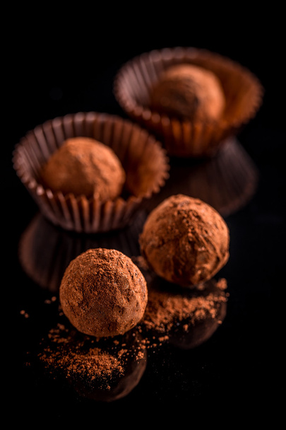 Sweet chocolate balls  - Фото, зображення