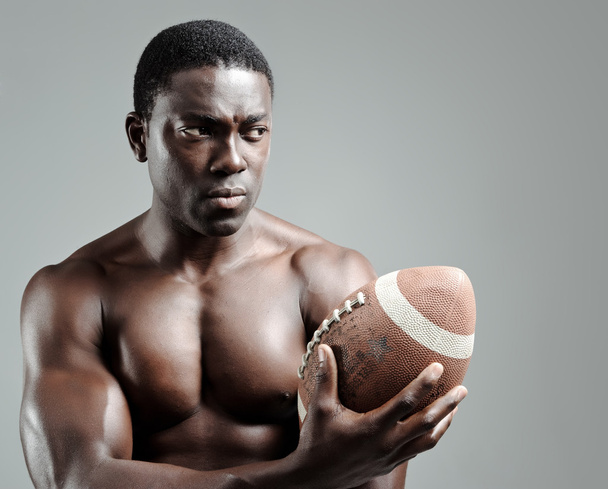 Muscular american football player - Fotó, kép