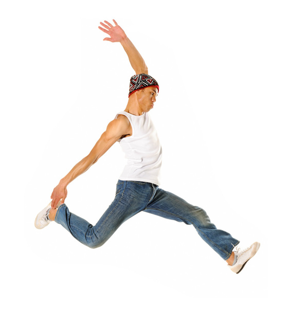 Jumping dancer - Фото, зображення