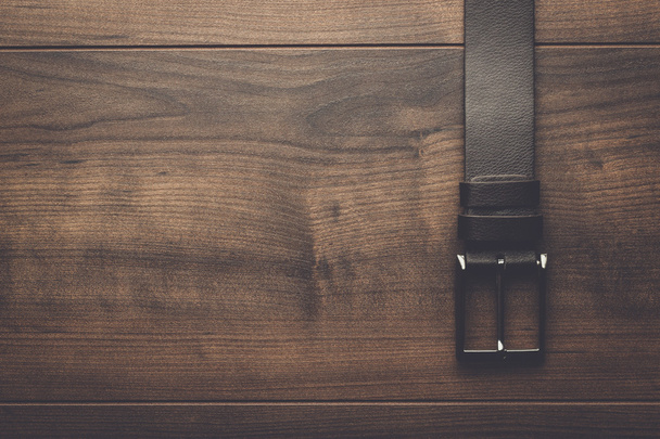 brown leather belt for men - Foto, imagen