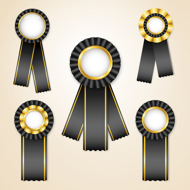 Set of vector prize ribbons - Vector, Image