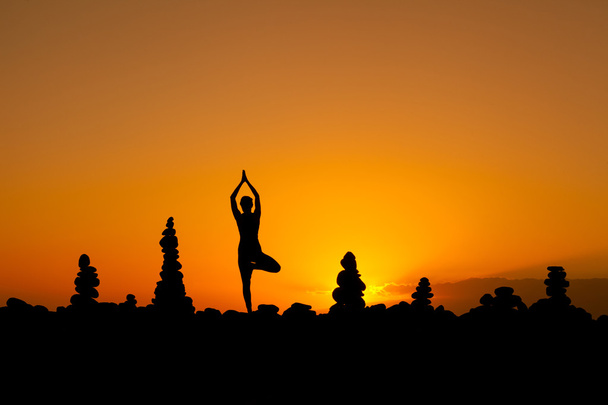 Ανατολίτικο μάθημα Yoga σε Τενερίφη - Φωτογραφία, εικόνα