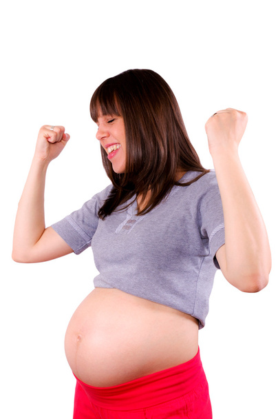 Happy pregnant woman - Fotó, kép