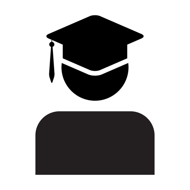 Icono Estudiantil - Graduado, Académico, Educación, Icono de Vector de Grado
 - Vector, Imagen