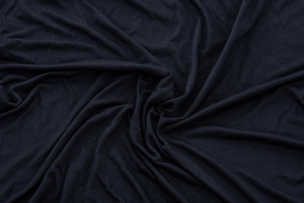 Black fabric textue  - Foto, Bild