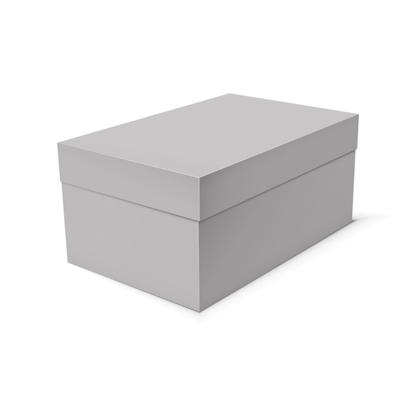 Blank paper or cardboard box template - Vektör, Görsel