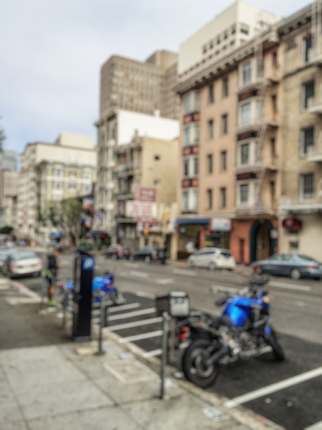 Abstraktní rozmazané pozadí: město San Francisco - Fotografie, Obrázek