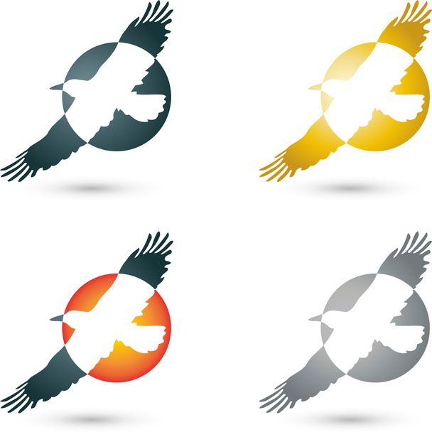 Logo, Vogel, Flug, Tier - Vector, Image