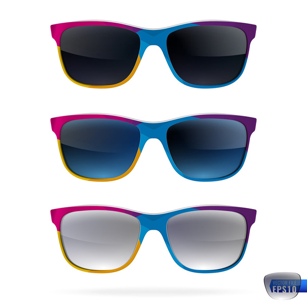 Collection de lunettes de soleil
 - Vecteur, image