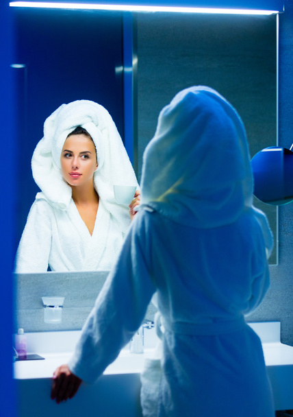young woman in spa - Photo, Image
