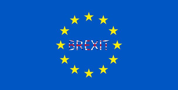 Векторний Великобританії референдум про відокремлення від Європейського Союзу - Вектор, зображення