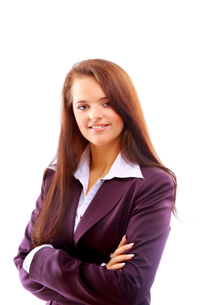 Positive business woman - Фото, изображение