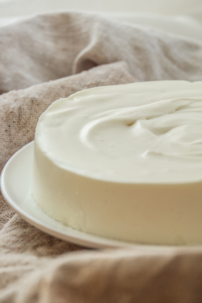 No bake cream cheese and mascarpone mousse cake - Photo, Image