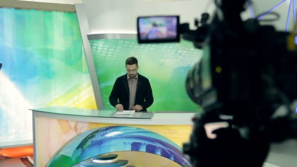 A news studio live - Footage, Video
