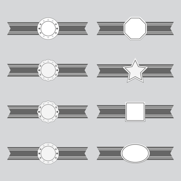 vector of badge banner icon - Vector, imagen