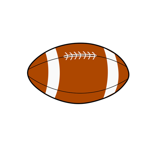 vector of american football on white background - Vettoriali, immagini