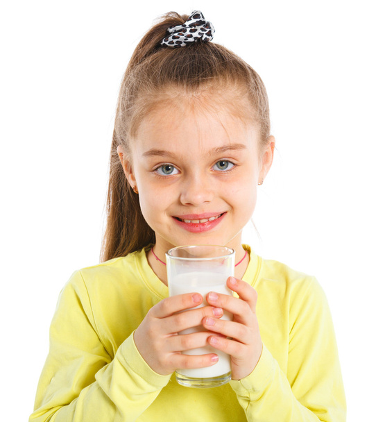 Girl with milk - Fotó, kép