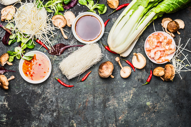 Ingredients for asian cooking - Foto, immagini