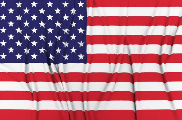Bandera de tela de Estados Unidos de América
 - Foto, imagen