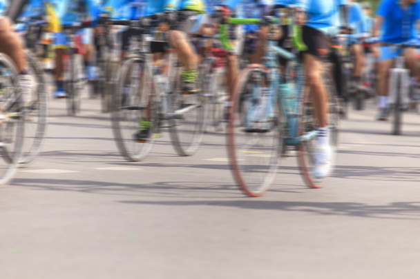 ποδηλάτης κινήσεων, θολή - Φωτογραφία, εικόνα