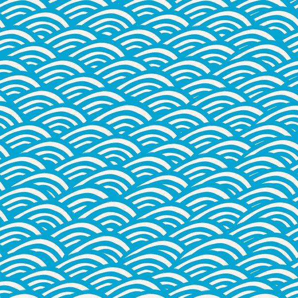 abstrakte nahtlose Muster. blau - Vektor, Bild