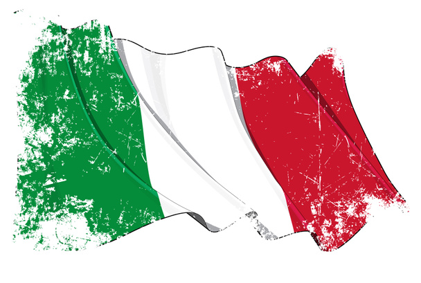 Grunge Flag of Italy - Photo, Image