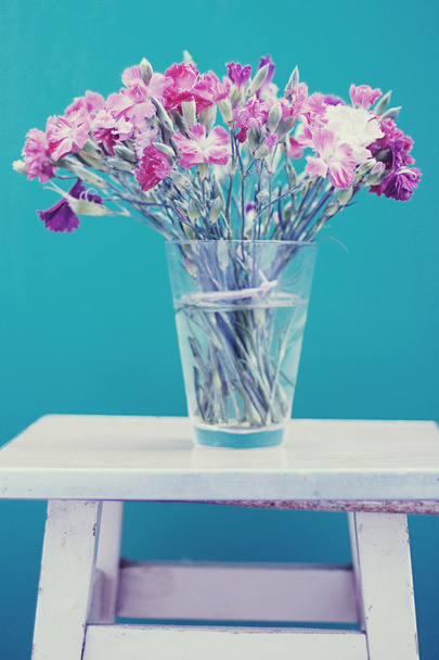 Bunch of flowers in vase, art - Foto, immagini